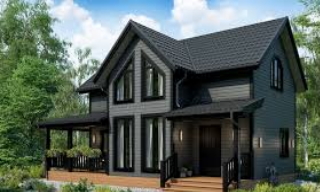 Проекты каркасных домов с террасой от 3587 рублей | Строй-Кмн